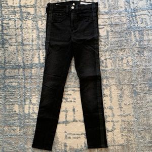 RAG & BONE High rise skinny tuxedo jeans